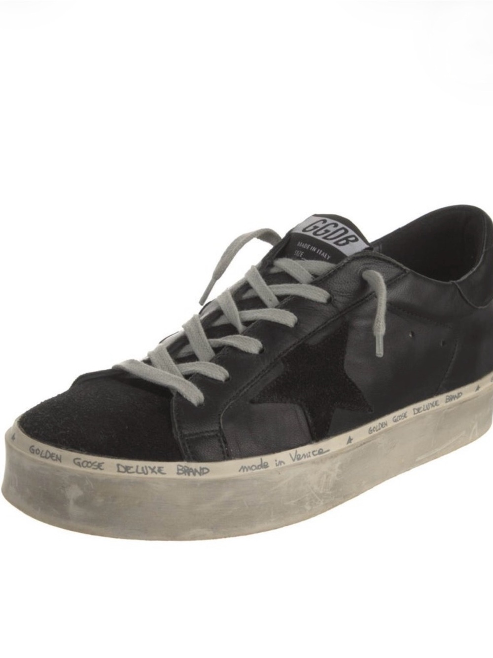 Golden Goose Black Leather Sneakers